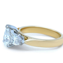 Load image into Gallery viewer, 18ct Yellow &amp; White Gold DCLA Diamond Engagement Ring 1.64ct