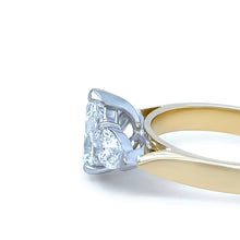 Load image into Gallery viewer, 18ct Yellow &amp; White Gold DCLA Diamond Engagement Ring 1.64ct