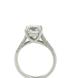 GIA Platinum Diamond Engagement Ring 2.26ct