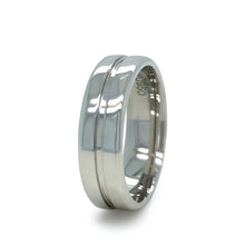 Load image into Gallery viewer, Men’s 950 Palladium Wedding Band 7.3g