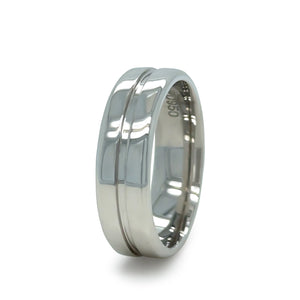 Men’s 950 Palladium Wedding Band 7.3g