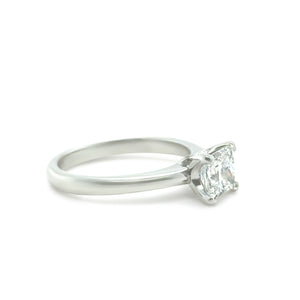 GIA 18ct White Gold Princess-Cut Diamond Engagement Ring 1.20ct