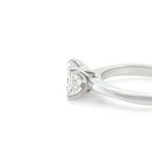 Load image into Gallery viewer, GIA 18ct White Gold Princess-Cut Diamond Engagement Ring 1.20ct