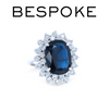 Bespoke 18ct White Gold Sapphire and Diamond Ring 5.15ct