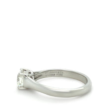 Load image into Gallery viewer, Tiffany &amp; Co Platinum Lucida Cut Diamond Ring 0.75ct