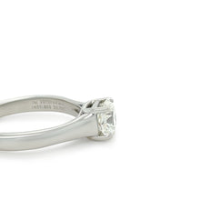 Load image into Gallery viewer, Tiffany &amp; Co Platinum Lucida Cut Diamond Ring 0.75ct