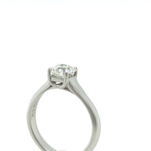 Load image into Gallery viewer, Tiffany &amp; Co Platinum Lucida Cut Diamond Ring 0.75ct