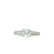 Load image into Gallery viewer, Tiffany &amp; Co Platinum Lucida Cut Diamond Ring 0.75ct