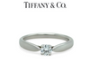 Tiffany & Co. Platinum Harmony Diamond Ring 0.17ct