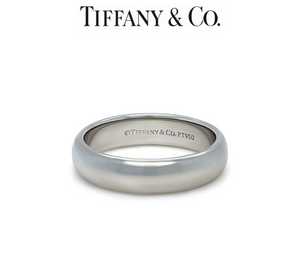 Tiffany & Co Platinum Lucida Wedding Band 7.58g