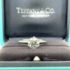 Tiffany & Co. Platinum Diamond Solitaire Engagement Ring 1.66ct 5.61g