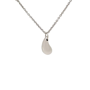 Tiffany & Co Platinum Elsa Peretti Teardrop Pendant 3.73g