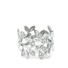 Tiffany & Co 18ct White Gold Olive Leaf Diamond Ring 0.46ct 7.7g