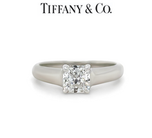 Load image into Gallery viewer, Tiffany &amp; Co Lucida Diamond Engagement Ring 0.91ct