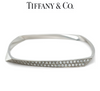 Tiffany & Co 18ct White Gold Frank Gehry Diamond Bangle 1.10ct