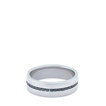 Load image into Gallery viewer, Bespoke Platinum Diamond Wedding Band 0.20ct