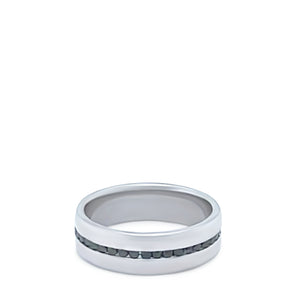 Bespoke Platinum Diamond Wedding Band 0.20ct