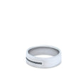 Bespoke Platinum Diamond Wedding Band 0.20ct