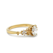 Load image into Gallery viewer, Bespoke 18ct Yellow Gold Diamond Ring 0.68ct