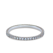 Load image into Gallery viewer, Bespoke 18ct White Gold Diamond Wedding Band 0.34ct