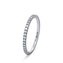 Load image into Gallery viewer, Bespoke 18ct White Gold Diamond Wedding Band 0.34ct