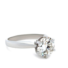 Load image into Gallery viewer, Bespoke Platinum Diamond Engagement Ring 1.48ct