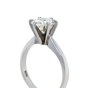 Bespoke Platinum Diamond Engagement Ring 1.48ct