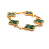 Van Cleef & Arpels 18ct Yellow Gold Vintage Alhambra Bracelet 5 Motifs