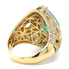 Bespoke 18ct White & Yellow Gold Emerald & Diamond Dress Ring 6.68ct