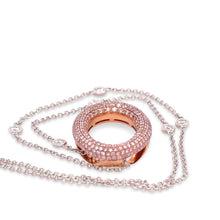 Load image into Gallery viewer, Argyle Pink 18ct Rose &amp; White Gold Argyle Pink Diamond O Pendant 1.53ct