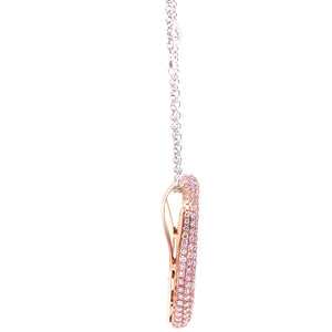 Argyle Pink 18ct Rose & White Gold Argyle Pink Diamond O Pendant 1.53ct