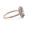 Bespoke 14ct Rose Gold Diamond Engagement Ring 1.48ct