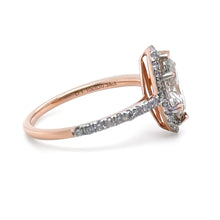 Load image into Gallery viewer, Bespoke 14ct Rose Gold Diamond Engagement Ring 1.48ct