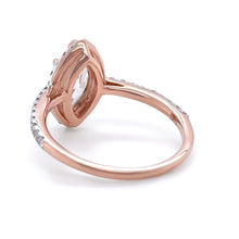 Load image into Gallery viewer, Bespoke 14ct Rose Gold Diamond Engagement Ring 1.48ct