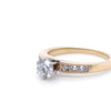 Bespoke 18ct Yellow & White Gold Diamond Engagement Ring 0.56ct