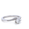 Bespoke 14ct White Gold Diamond Engagement Ring 0.57ct