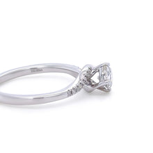 Load image into Gallery viewer, Bespoke 14ct White Gold Diamond Engagement Ring 0.57ct