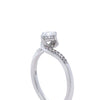 Bespoke 14ct White Gold Diamond Engagement Ring 0.57ct