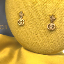 Load image into Gallery viewer, Gucci 18ct Yellow Gold Running Earrings 2g