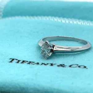 Tiffany & Co Platinum Vintage Diamond Ring 0.50ct