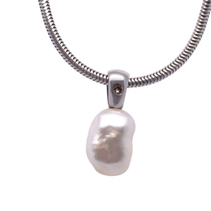 Paspaley 18ct White Gold Kechi Pearl Necklace 9.3g