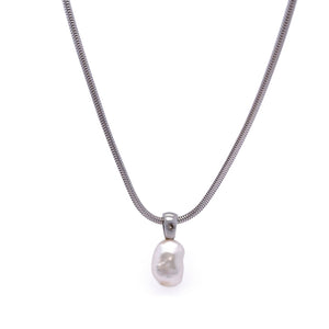 Paspaley 18ct White Gold Kechi Pearl Necklace 9.3g