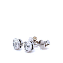 Load image into Gallery viewer, Bespoke 18ct White Gold Diamond Stud Earrings 1.44ct