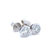 Bespoke 18ct White Gold Diamond Stud Earrings 1.44ct