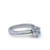 Bespoke 18ct White Gold Diamond Engagement Ring 1.26ct