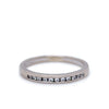 Bespoke 18ct White Gold Half Eternity Band 0.11ct