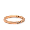 Bespoke 18ct Rose Gold Diamond Wedding Band 0.22ct