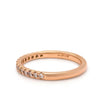 Bespoke 18ct Rose Gold Diamond Wedding Band 0.22ct