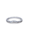 Bespoke 18ct White Gold Wedding Band 0.25ct