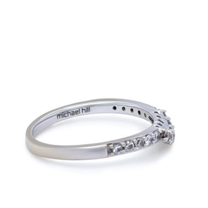 Bespoke 18ct White Gold Wedding Band 0.25ct